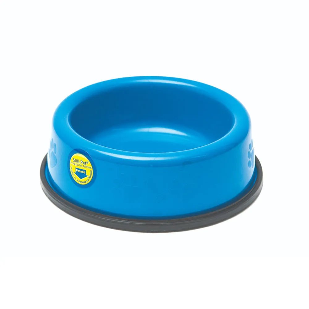 Comedouro e Bebedouro Pesado para Filhotes Tudo Pet Azul