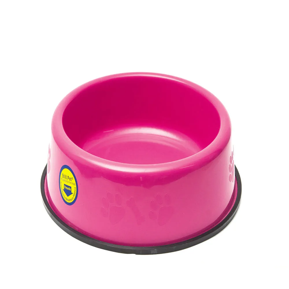Comedouro e Bebedouro Pesado para Filhotes Tudo Pet Rosa — foto 3