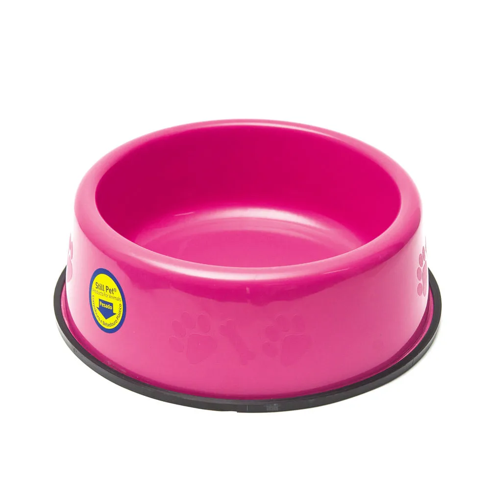 Comedouro e Bebedouro Pesado Still Pet Tudo Pet Rosa