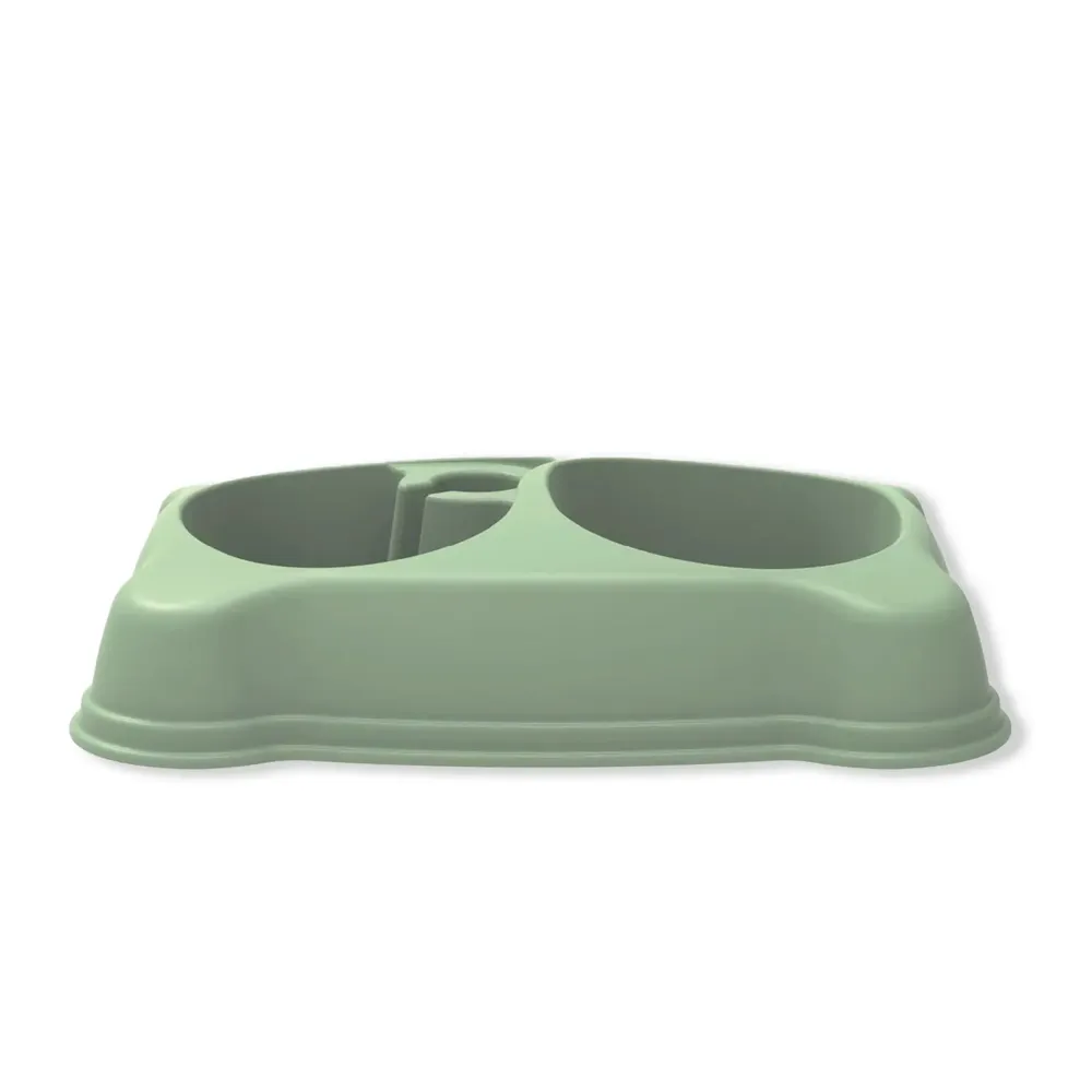 Comedouro e Bebedouro Plast Pet Verde — foto 3