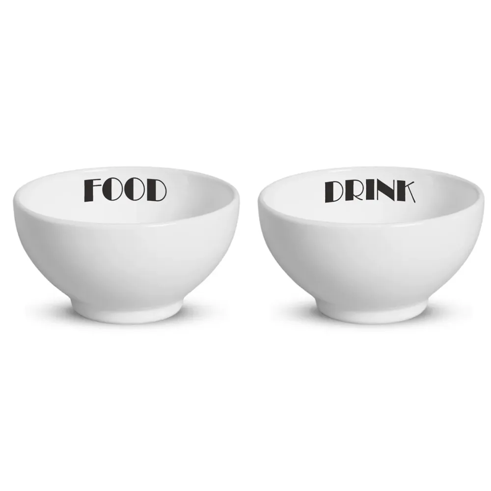 Comedouro Elevado Duplo Porcelana Branco — foto 4