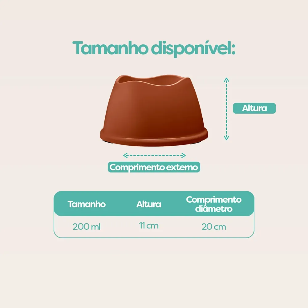 Comedouro Ergonômico para Gatos Stark Pet Cobre — foto 5