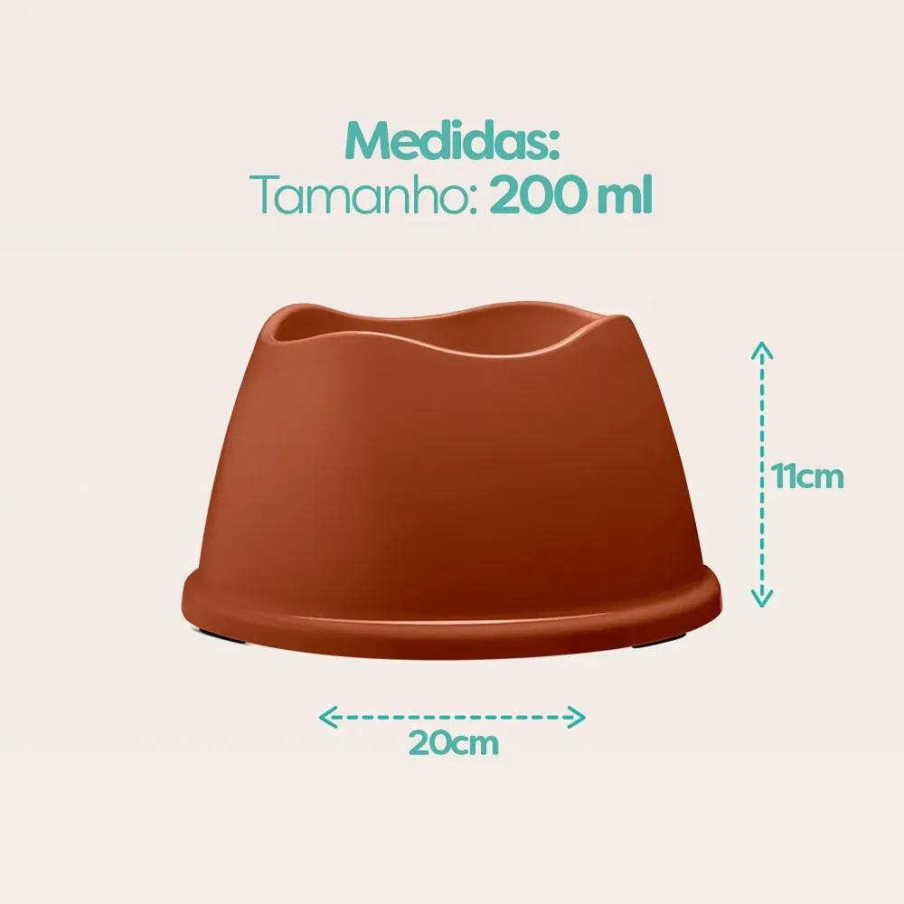 Comedouro Ergonômico para Gatos Stark Pet Cobre — foto 6