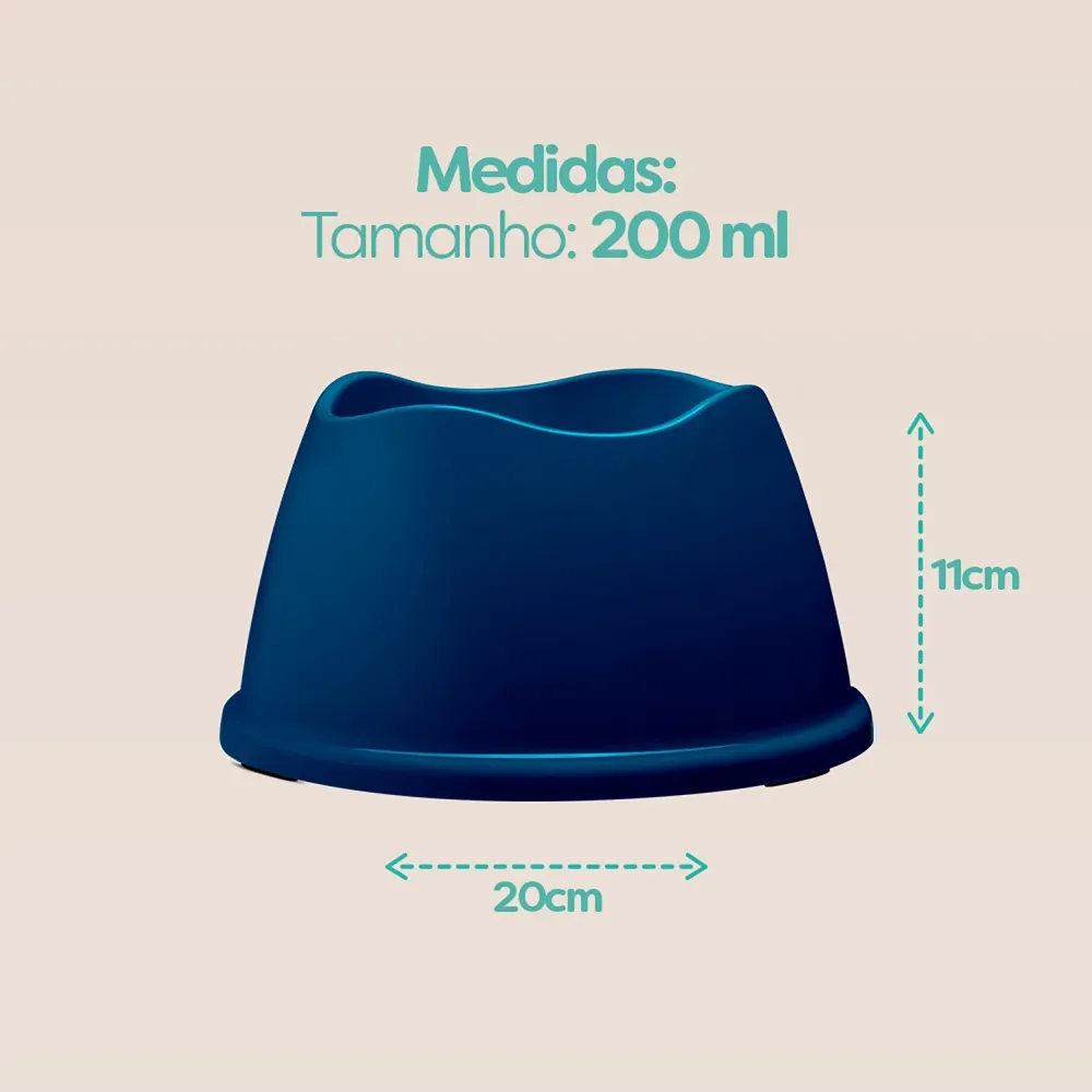 Comedouro Ergonômico para Gatos Stark Pet Azul — foto 6