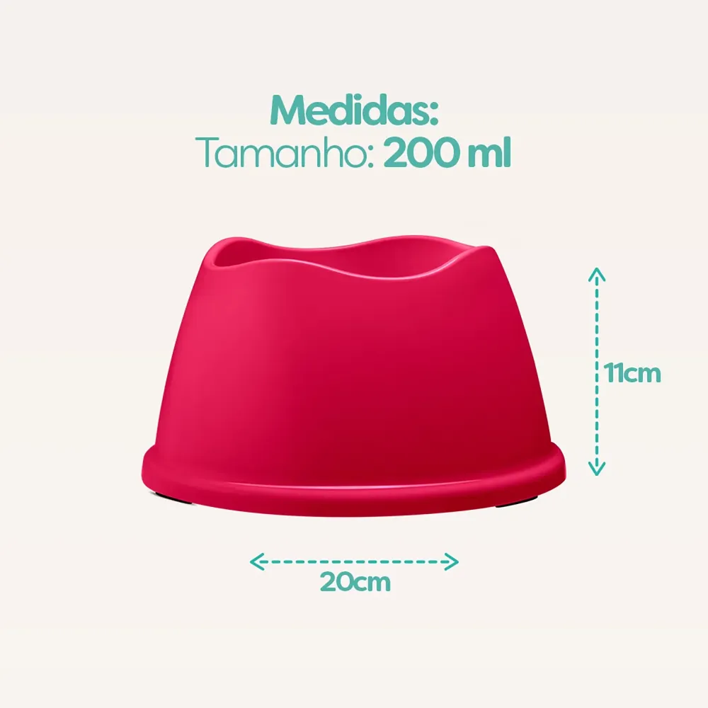 Comedouro Ergonômico para Gatos Stark Pet Magenta — foto 6