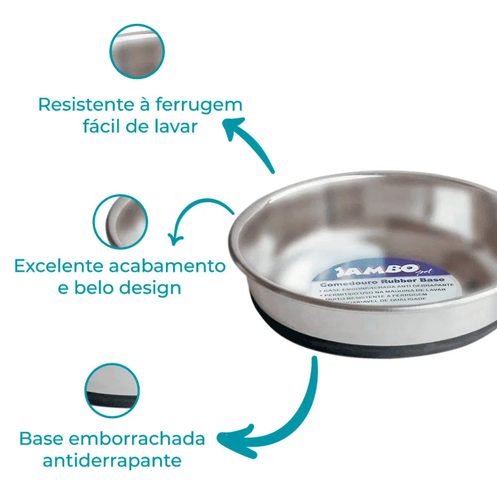 Comedouro para Gatos Inox Jambo — foto 2