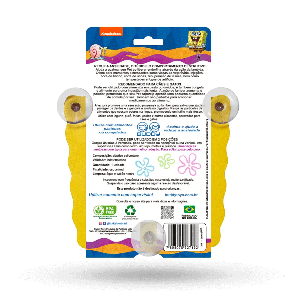 Comedouro Lento Bob Esponja Buddy Toys — foto 5
