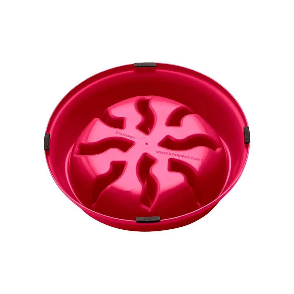 Comedouro Lento com Labirinto Stark Pet Magenta — foto 3
