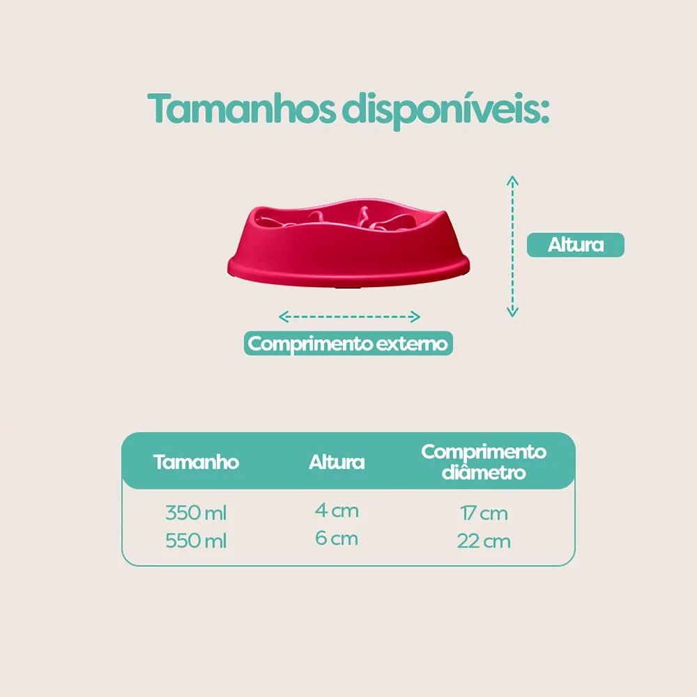 Comedouro Lento com Labirinto Stark Pet Magenta — foto 5