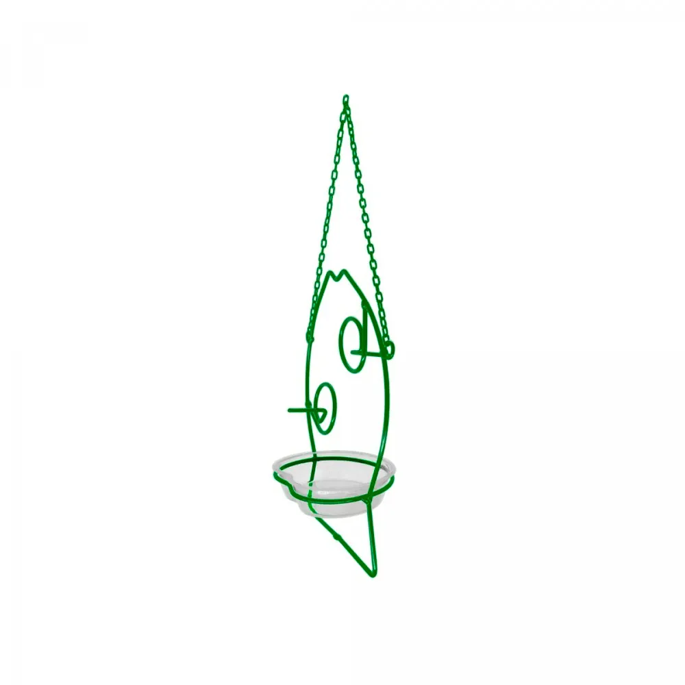 Comedouro Livre Birds Wire Fish Verde — foto 2