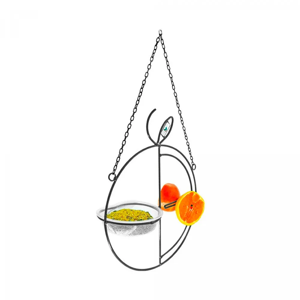 Comedouro Livre Birds Wire Fruit Preto — foto 3