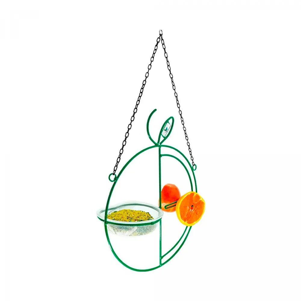 Comedouro Livre Birds Wire Fruit Verde — foto 3