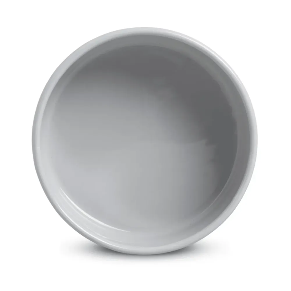 Comedouro Porcelana Grande Cinza — foto 2