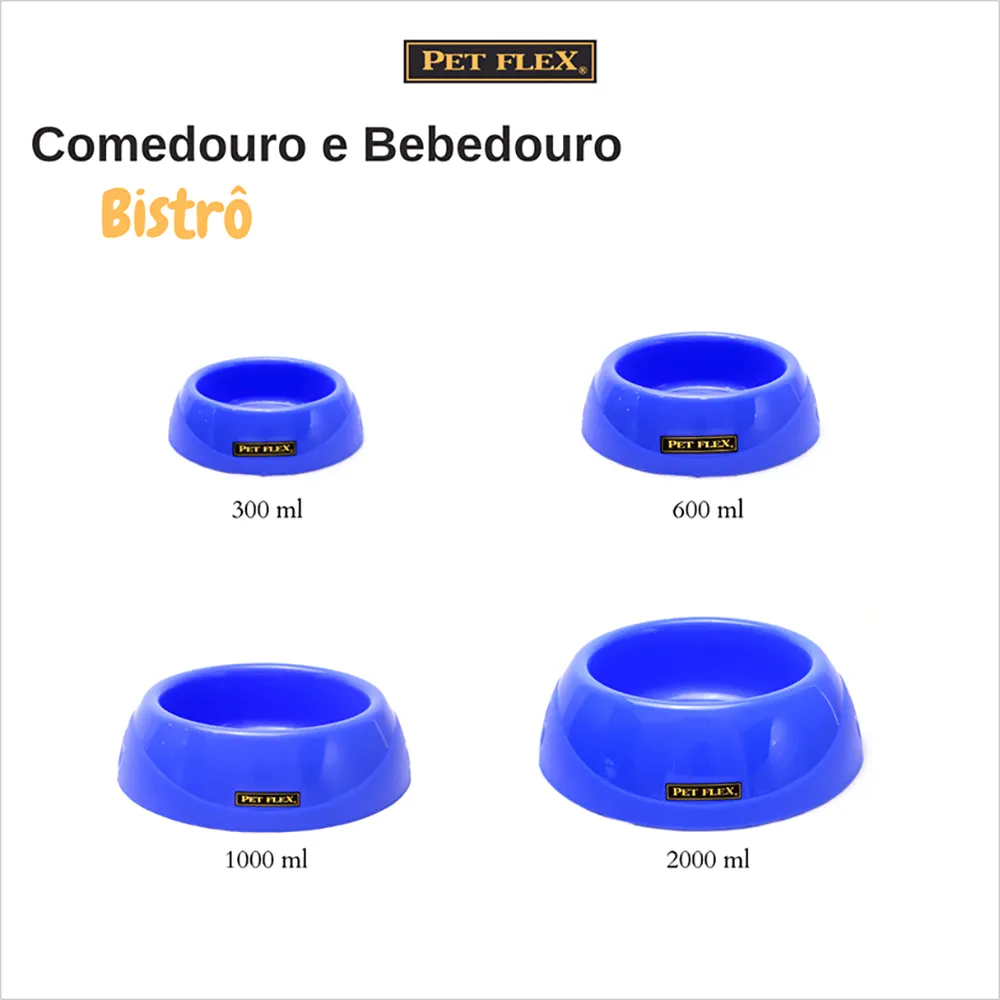 Comedouro para Cães Pet Flex Azul — foto 4