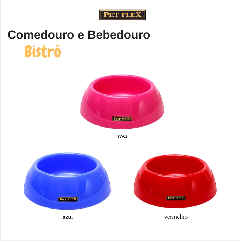 Comedouro para Cães Pet Flex Vermelho — foto 5