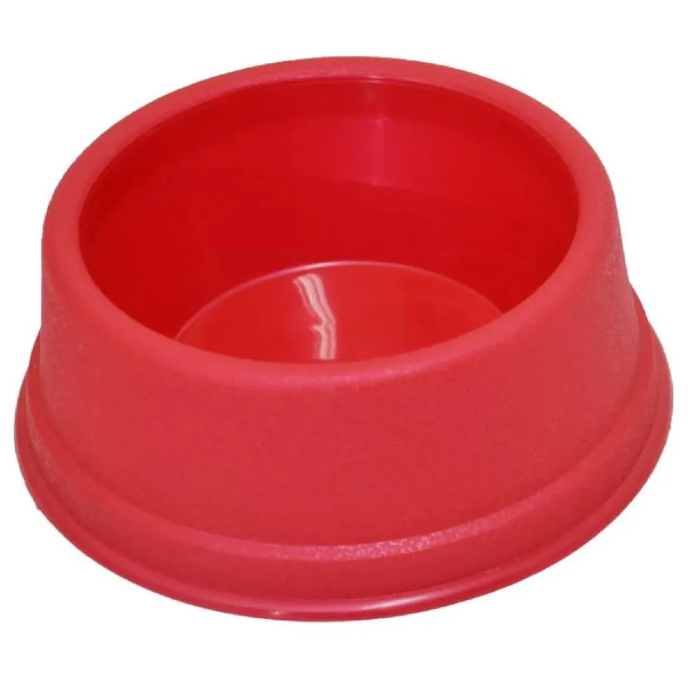 Comedouro Plástico Cães Vermelho Triton Dog — foto 2