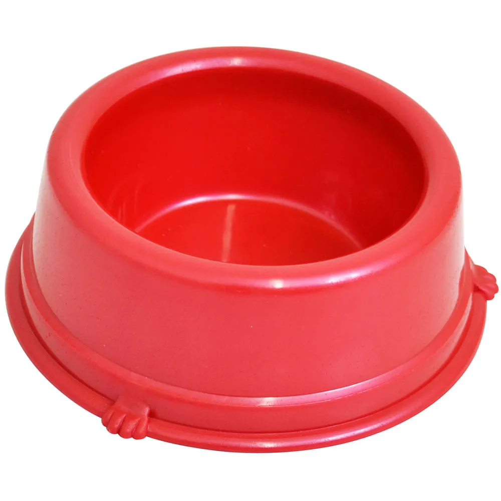 Comedouro Plástico Cães Vermelho Triton Dog — foto 5