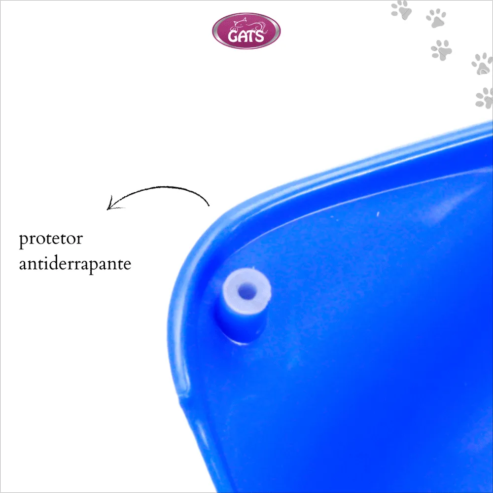 Comedouro Premium Gatos Pet Flex Azul — foto 4