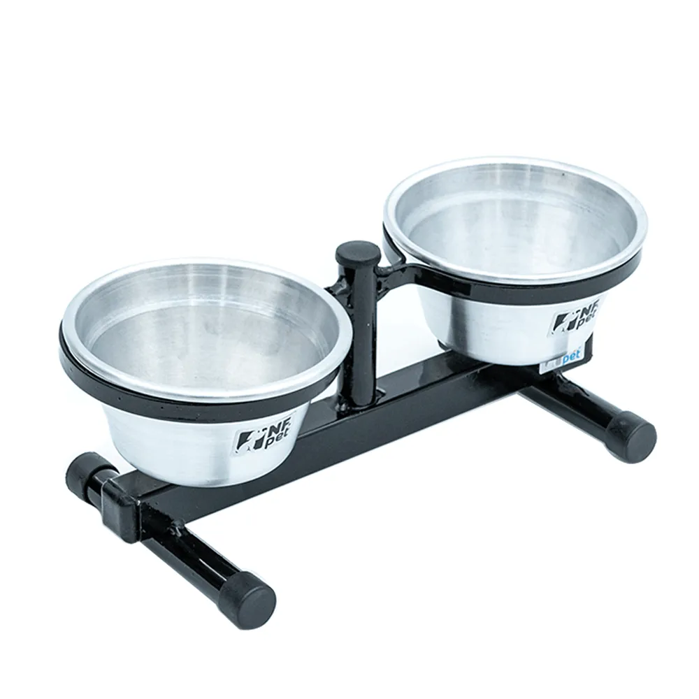Comedouro Premium NF Pet Alumínio — foto 2