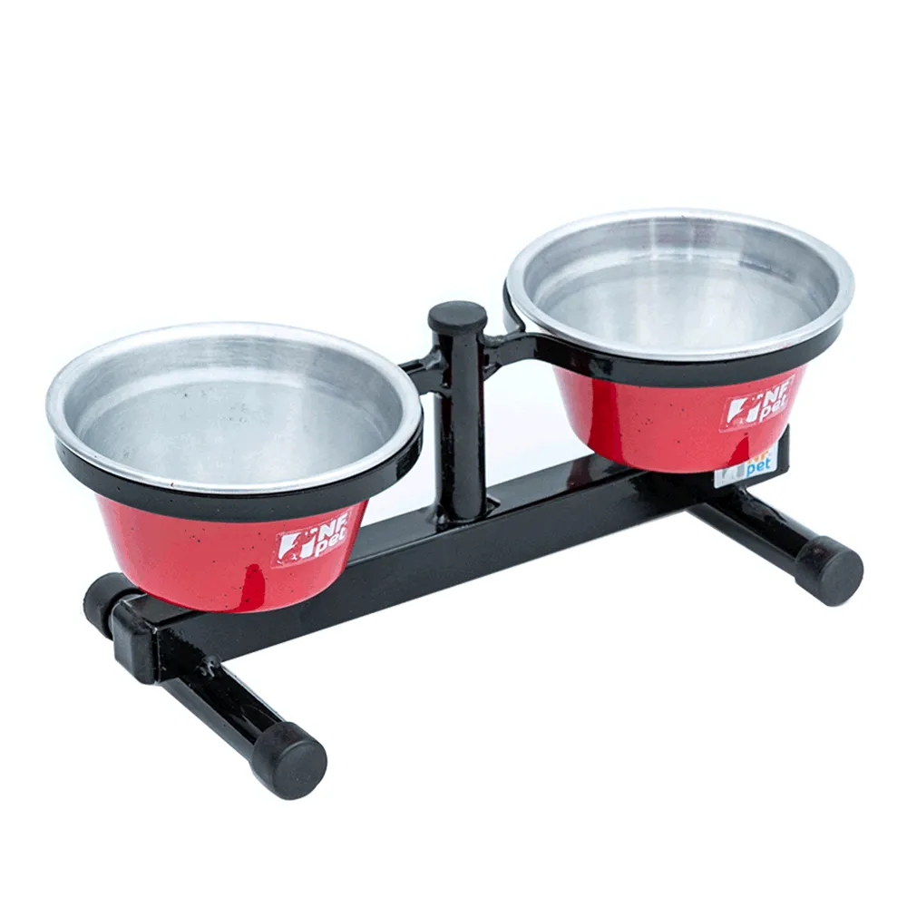 Comedouro Premium NF Pet Vermelho — foto 2