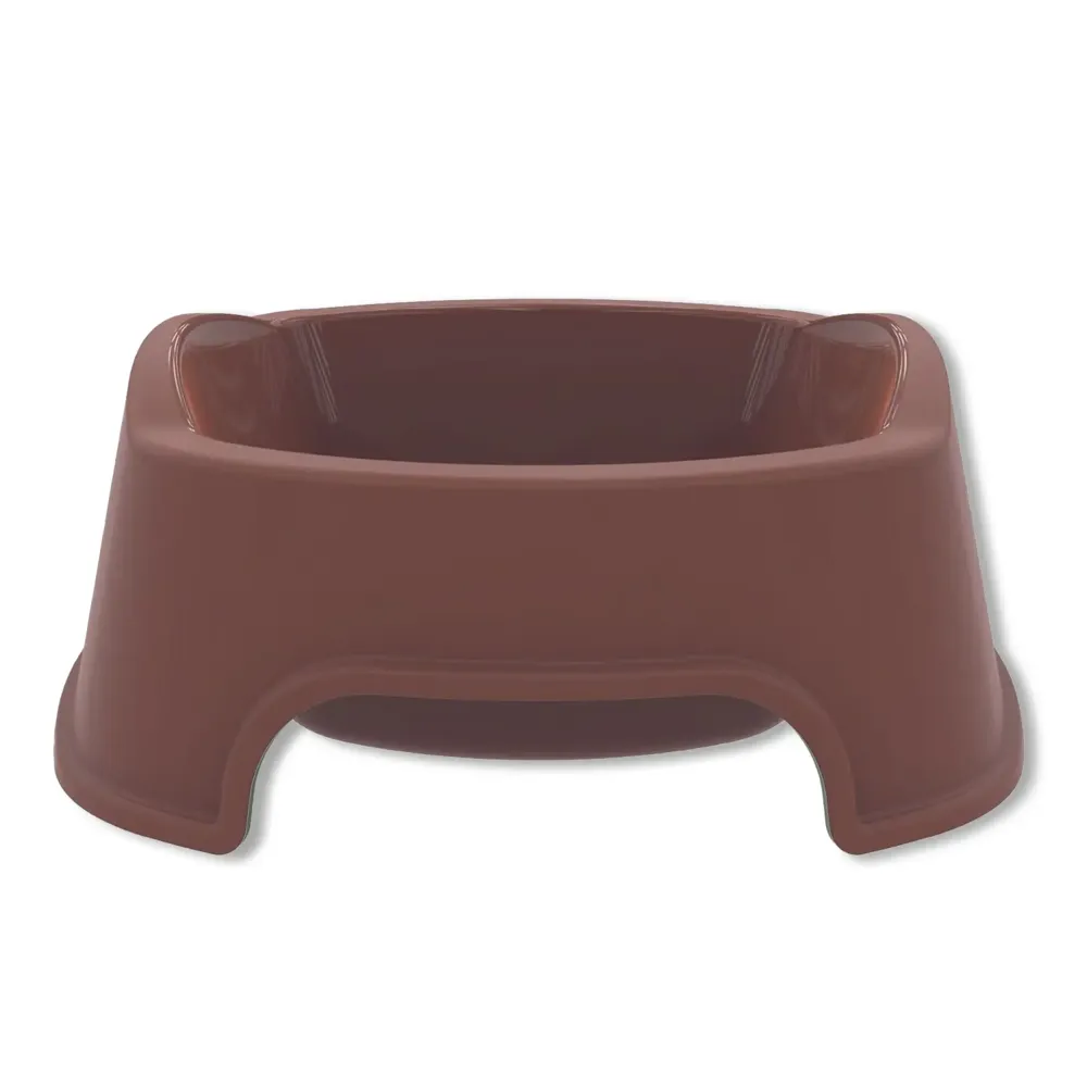 Comedouro Single B Plast Pet Terra Vermelha