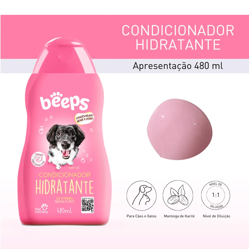 Condicionador Hidratante Marshmallow Beeps Pet Society — foto 2