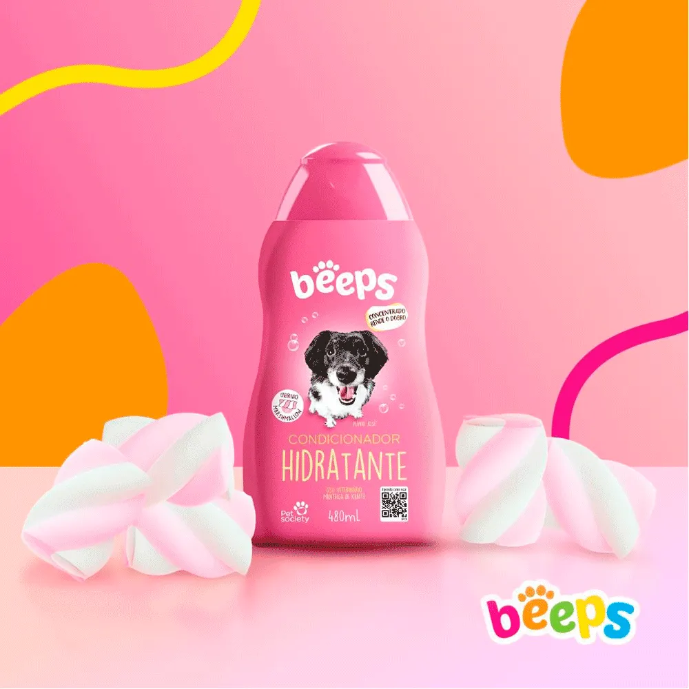 Condicionador Hidratante Marshmallow Beeps Pet Society — foto 4