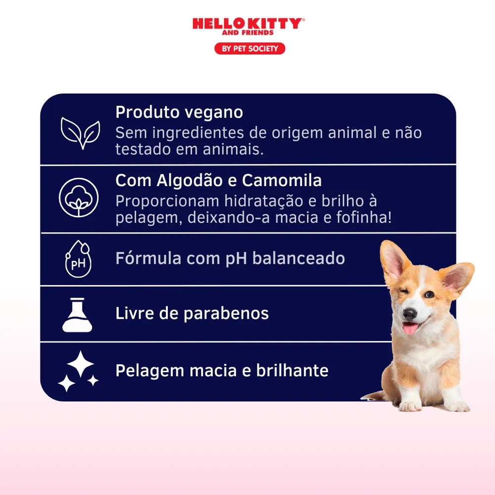Condicionador Hidratante Hello Kitty Pochacco para Cães — foto 2