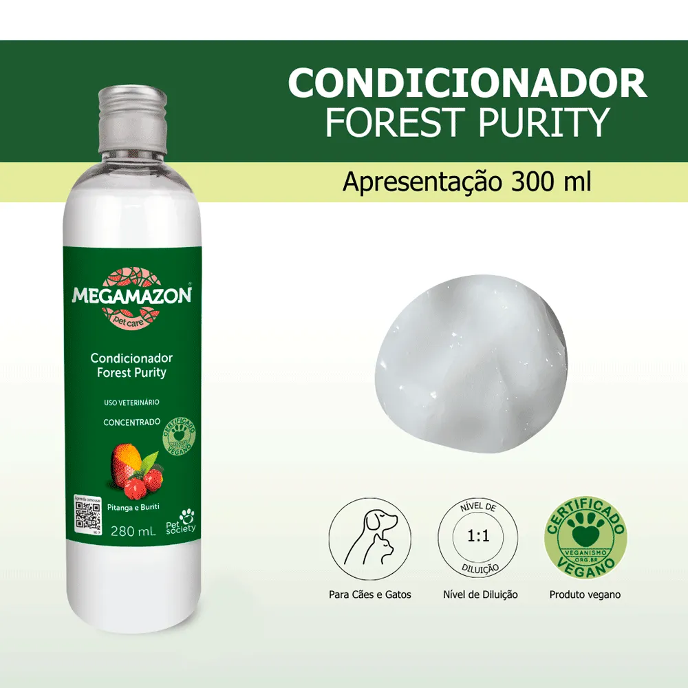 Condicionador Forest Purity Pitanga Megamazon Pet Society — foto 2