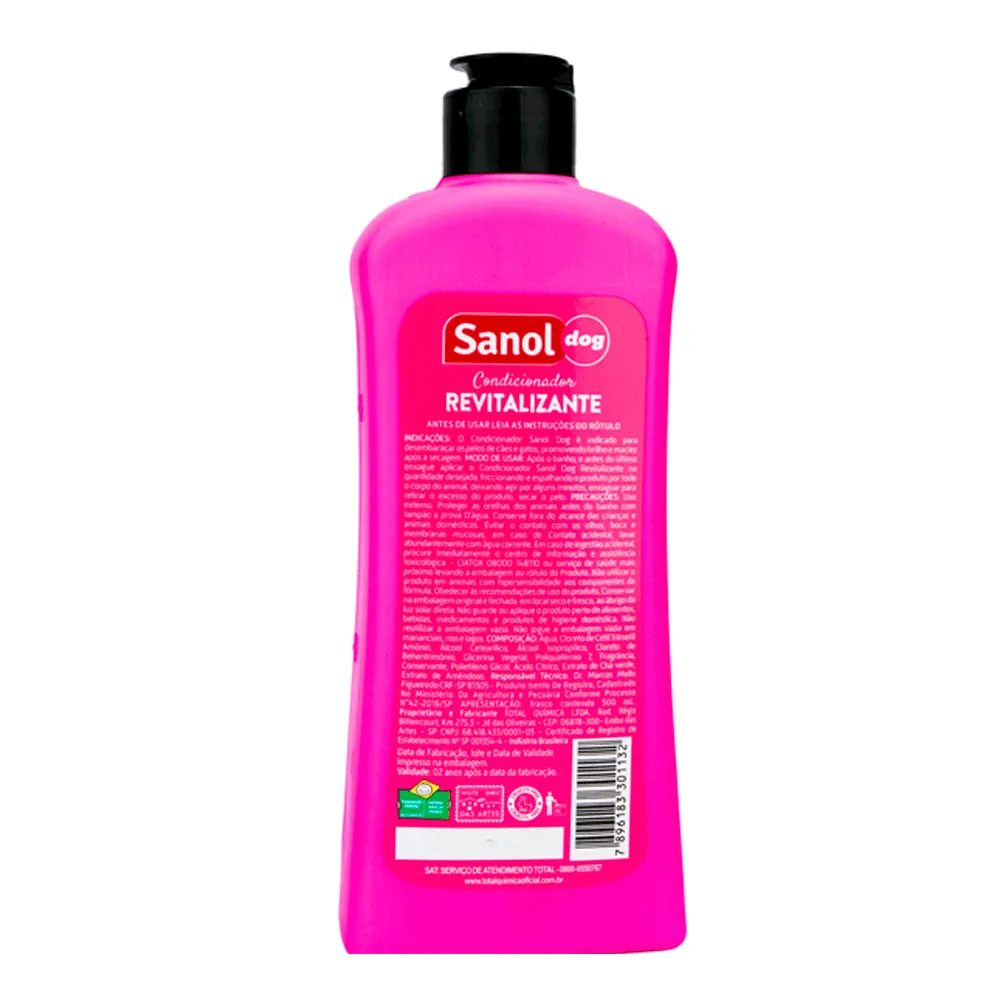 Condicionador Revitalizante para Cães Sanol — foto 2