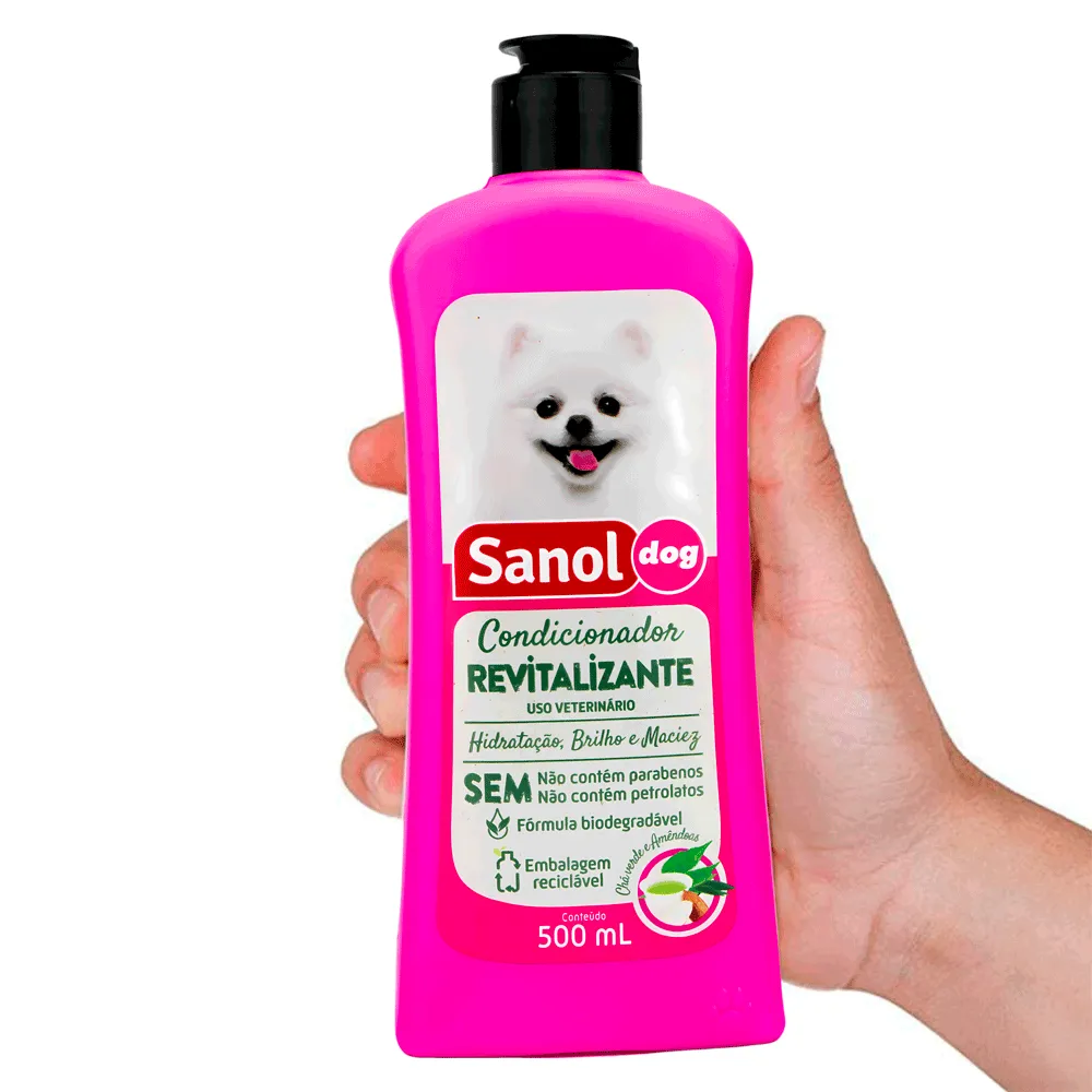 Condicionador Revitalizante para Cães Sanol — foto 4