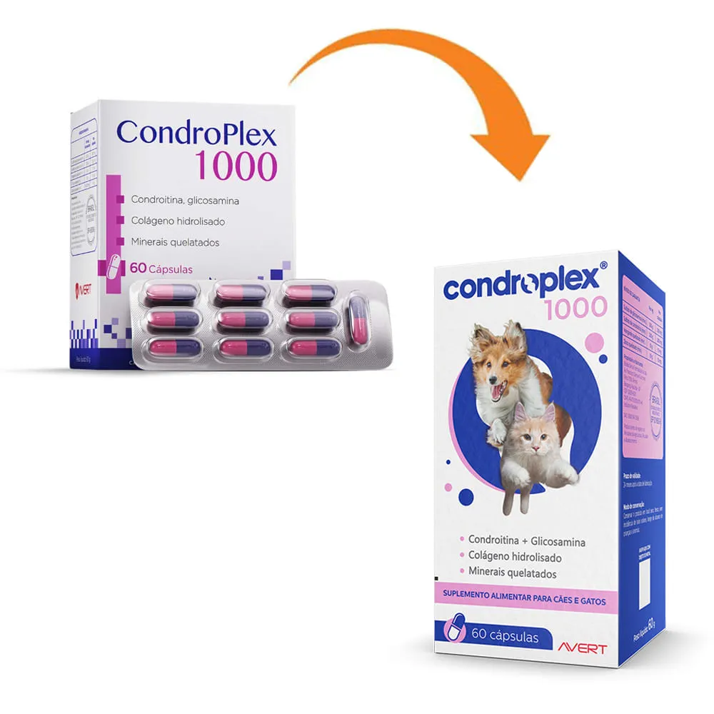 Condroplex 1000 Suplemento Avert para Cães e Gatos — foto 2