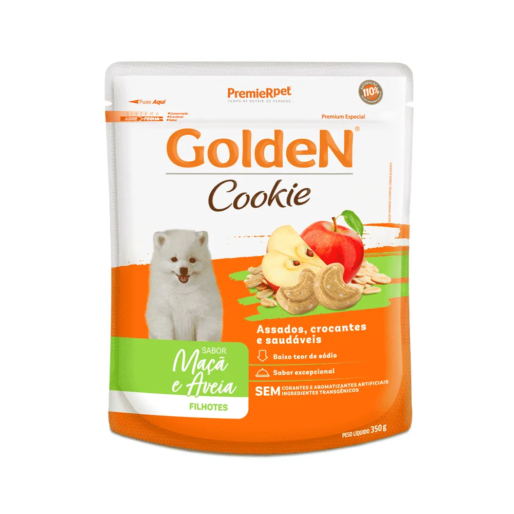 Cookie Golden Cães Filhotes Maçã e Aveia — foto 2