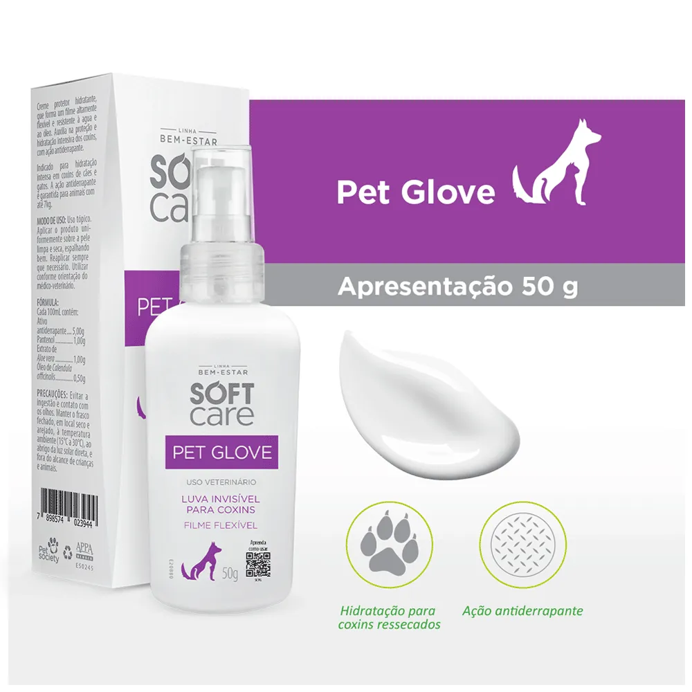 Loção Hidratante para Coxins Pet Glove Soft Care — foto 2