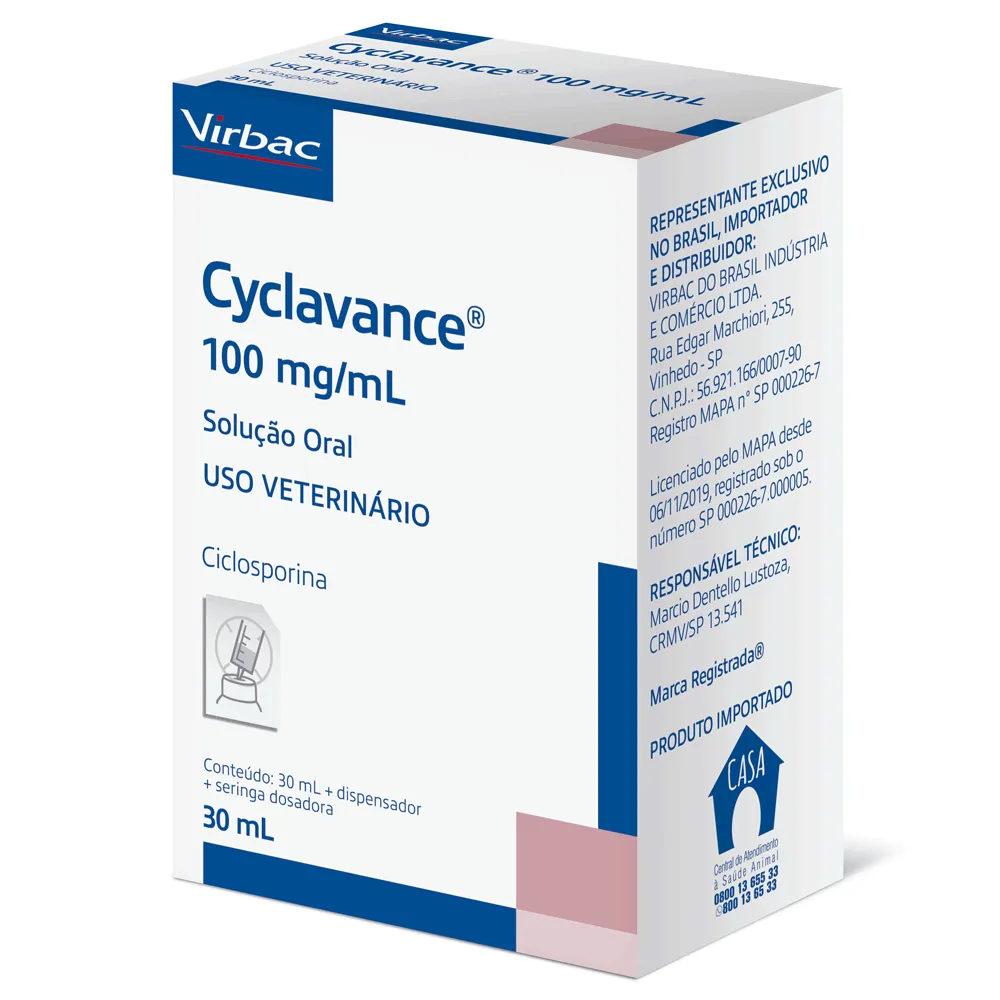 Cyclavance 100mg para Cães Virbac — foto 5