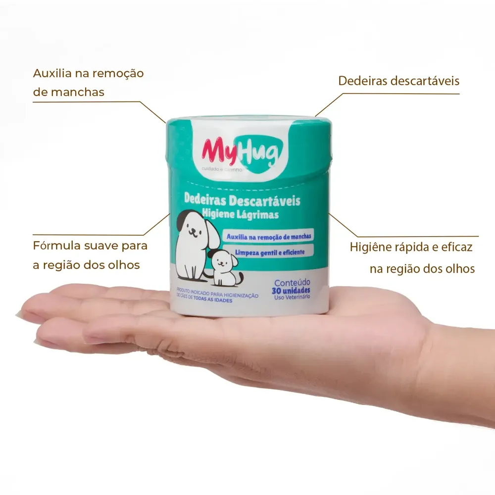 Dedal Care Lágrimas MyHug para Cães e Gatos — foto 2