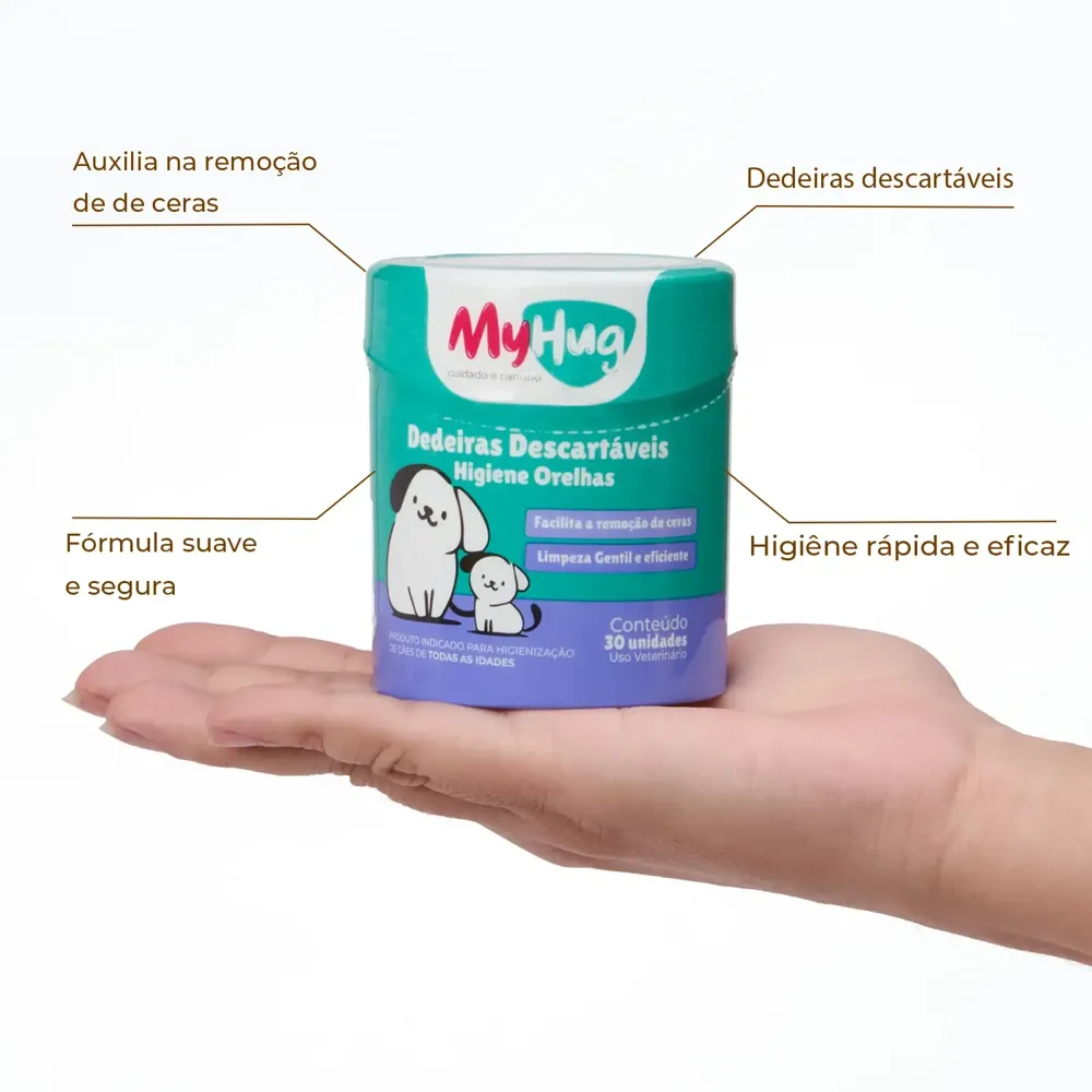 Dedal Care Orelhas MyHug para Cães e Gatos — foto 2