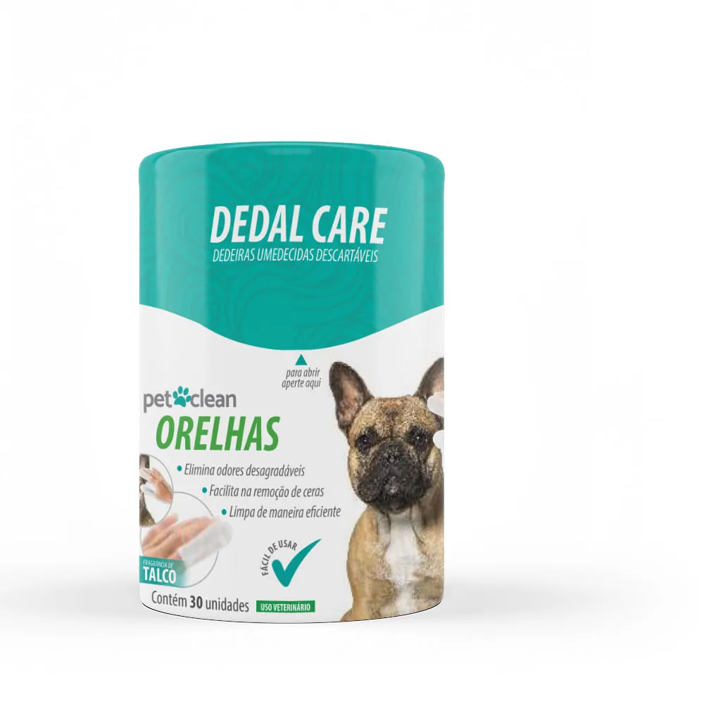 Dedal Care Orelhas para Cães Pet Clean