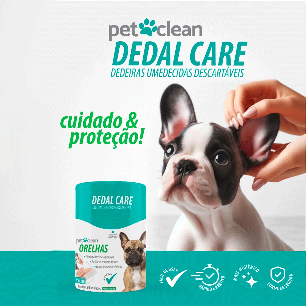 Dedal Care Orelhas para Cães Pet Clean — foto 2