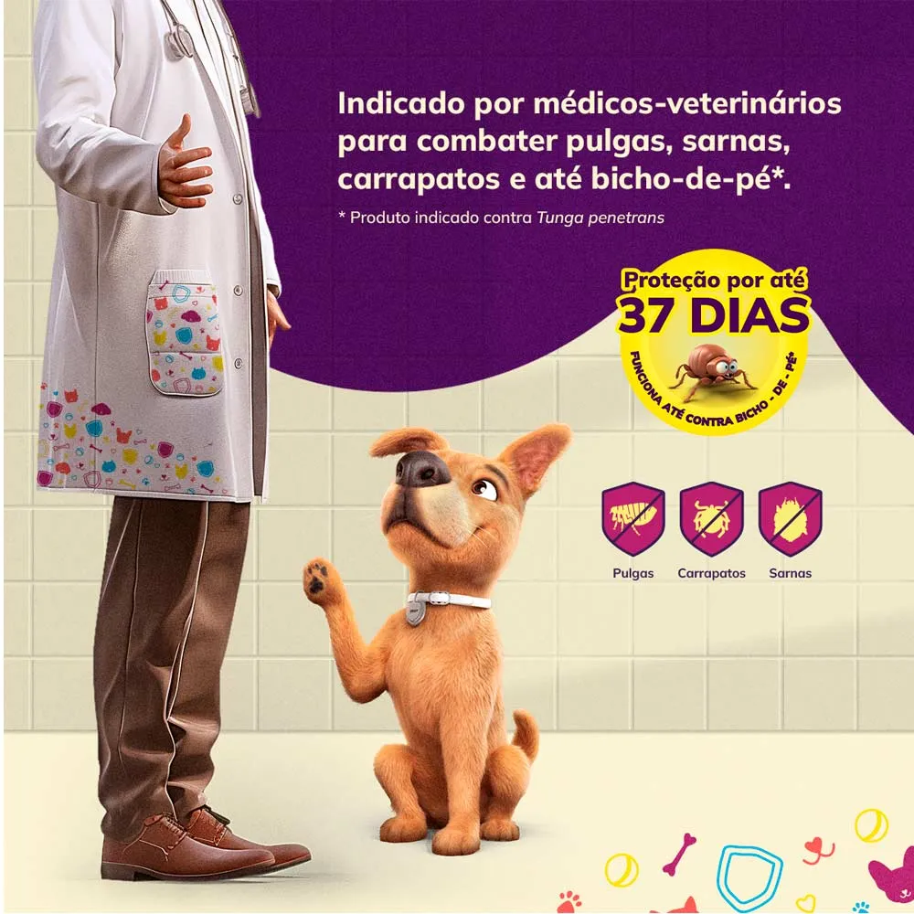 Defenza Antipulgas e Carrapatos para Cães de 20 a 40kg — foto 5