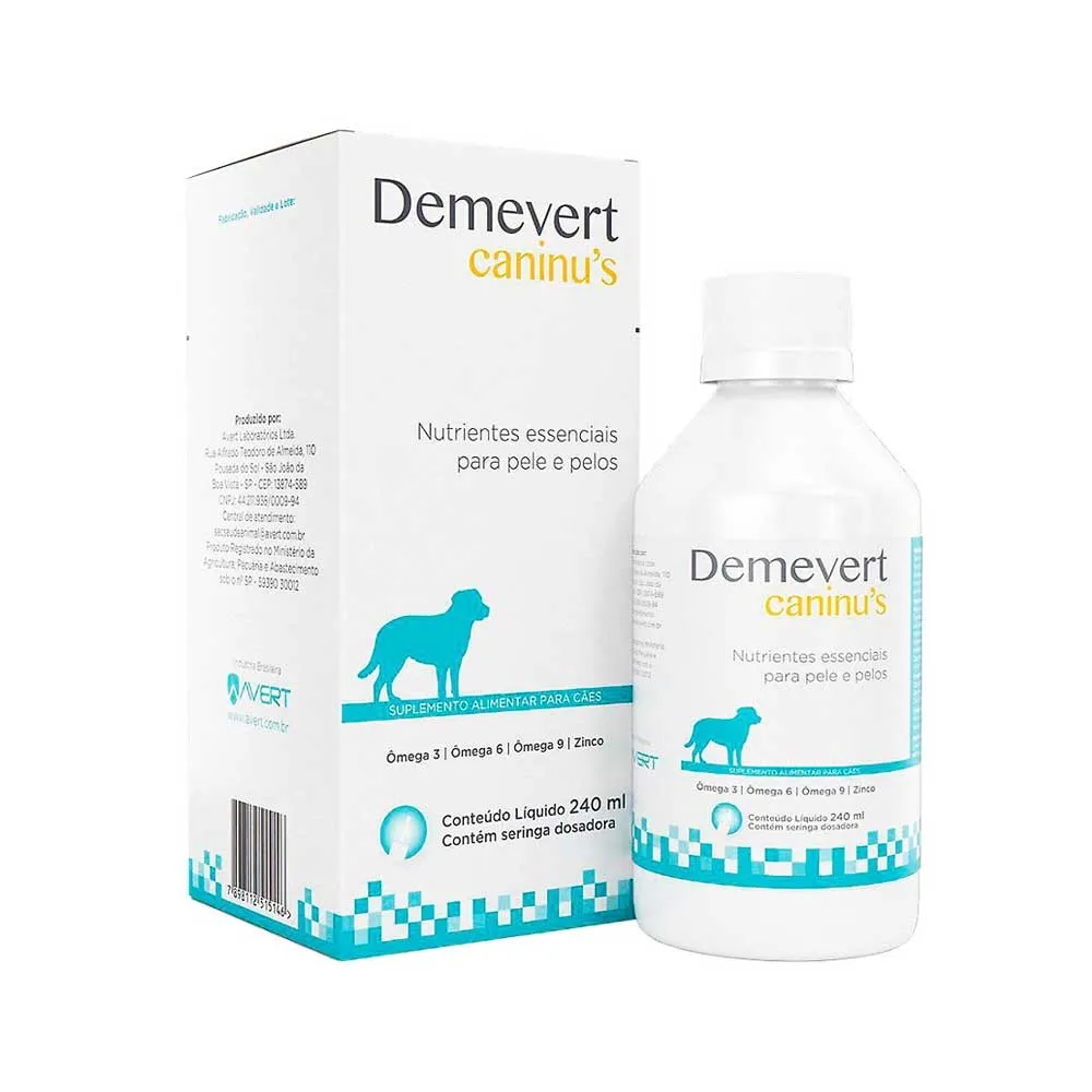 Demevert Caninus Suplemento Alimentar para Cães
