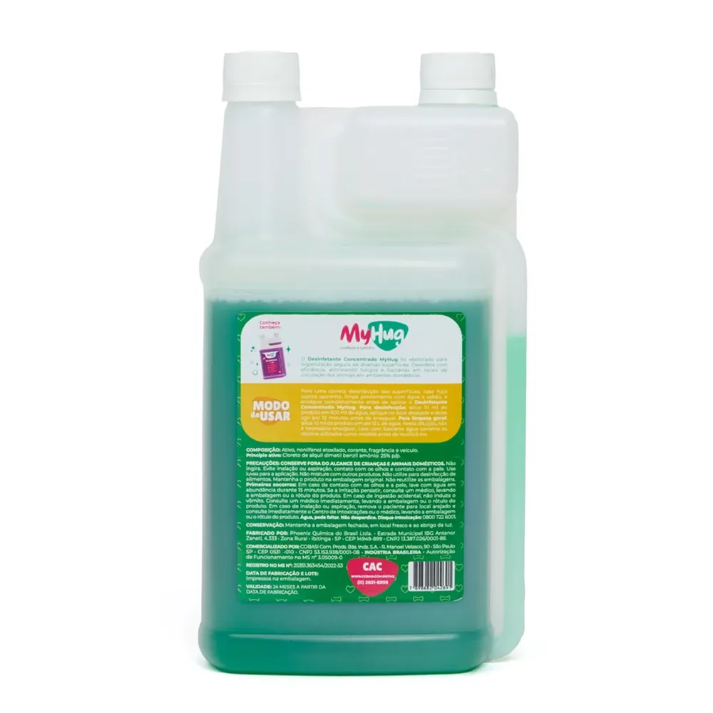 Desinfetante Bactericida Concentrado Herbal MyHug — foto 3