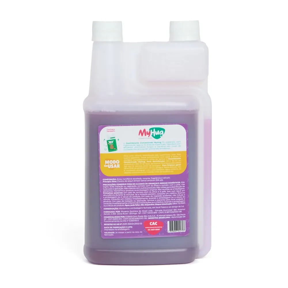 Desinfetante Bactericida Concentrado Lavanda MyHug — foto 4