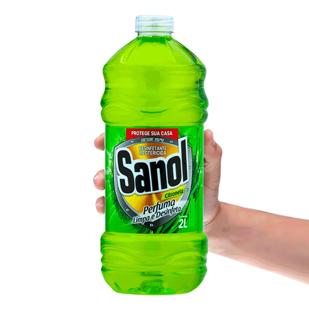 Desinfetante Bactericida Citronela Sanol — foto 3