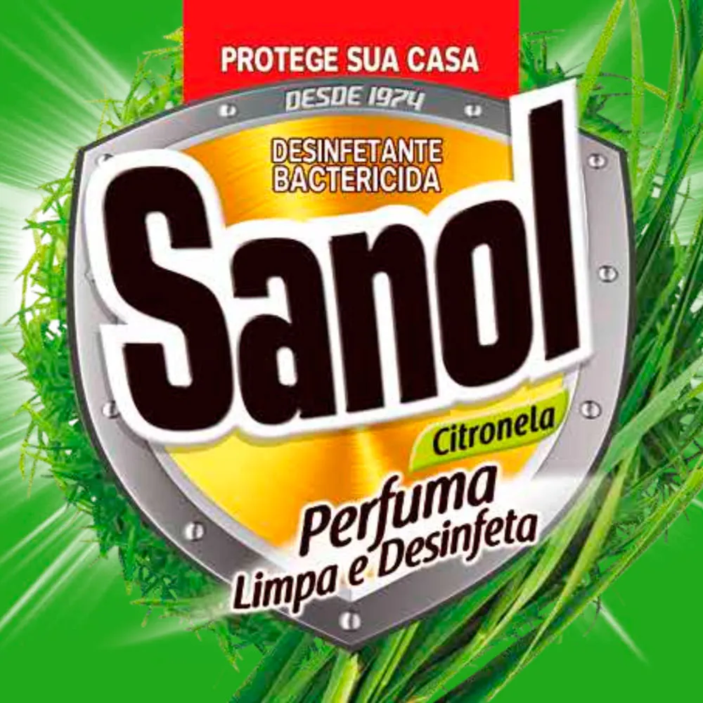 Desinfetante Bactericida Citronela Sanol — foto 5