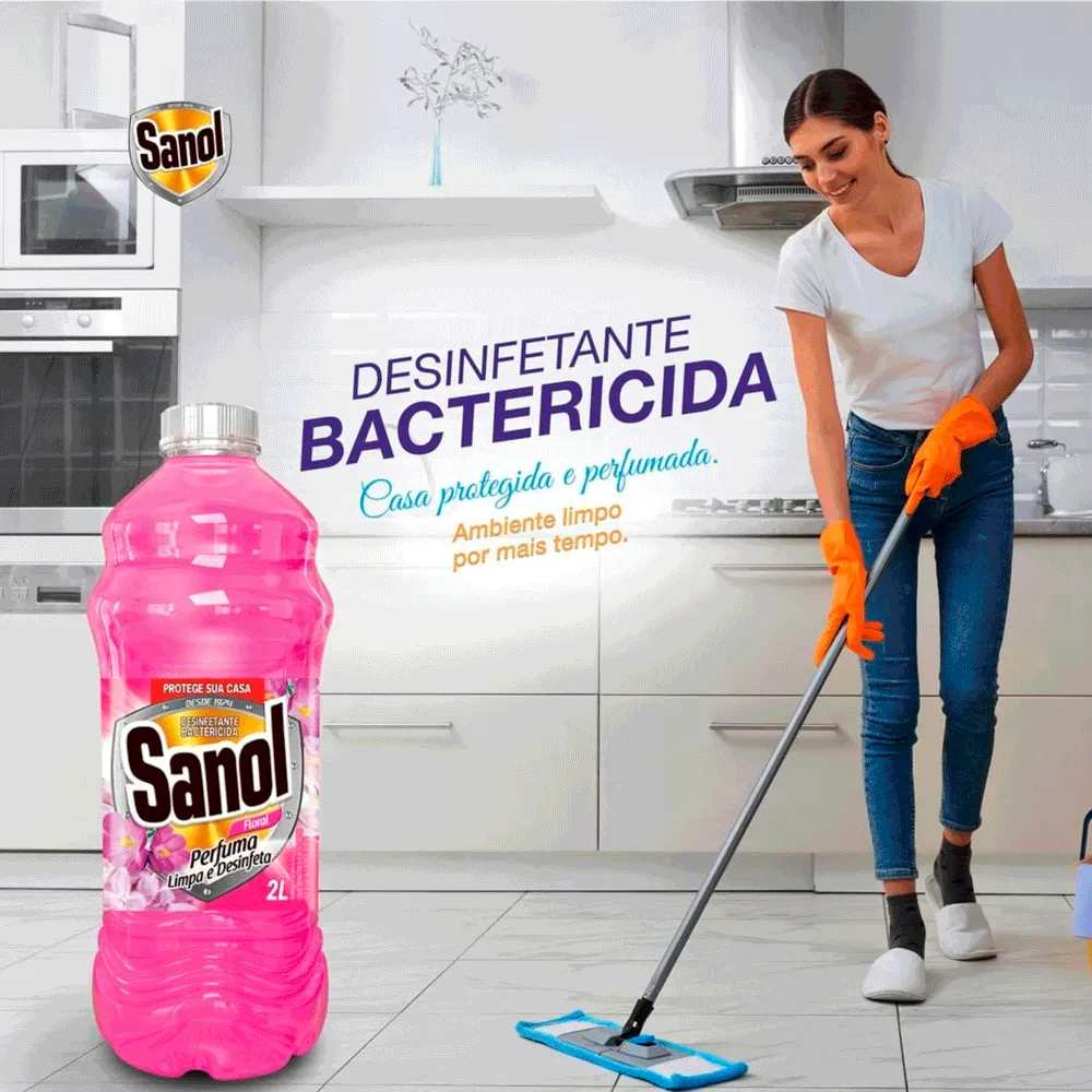 Desinfetante Bactericida Floral Sanol — foto 5