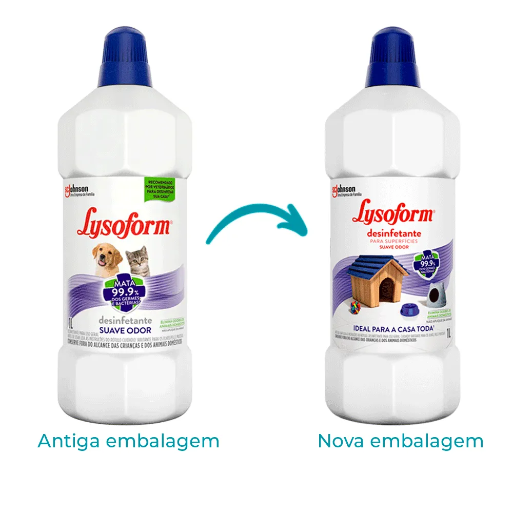 Lysoform Pets Suave Odor Desinfeta e Neutraliza Cheiros — foto 3