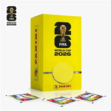 Box com 100 Envelopes Figurinhas da Copa Panini