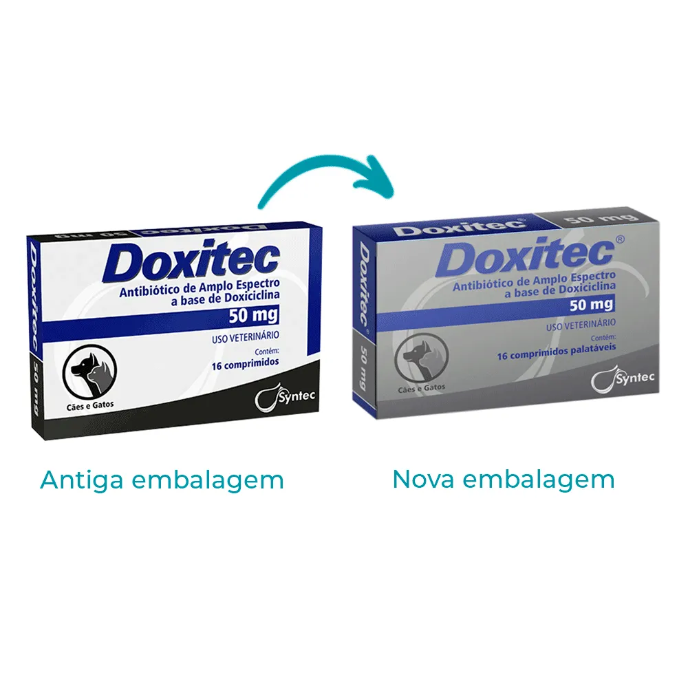 Doxitec 50mg Antibiótico para Cães e Gatos — foto 2