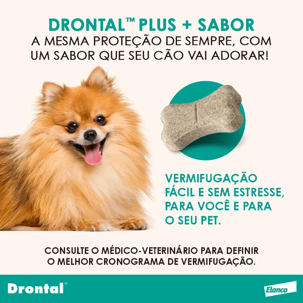 Vermífugo Drontal Plus + Sabor para Cães 35kg — foto 6